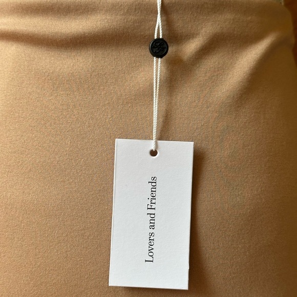 Lovers+Friends “Aubrey” MIDI Skirt In Nude Size Large New With Tags! - Picture 7 of 10